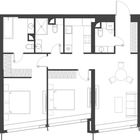 81,4 м², 2-комнатные апартаменты 59 795 724 ₽ - изображение 105