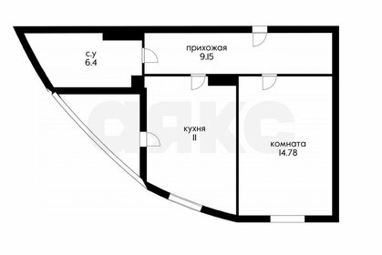 Квартира 41 м², 1-комнатная - изображение 1