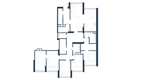 152,7 м², 4-комнатная квартира 10 688 300 ₽ - изображение 18