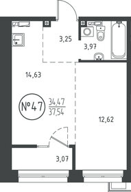 23 м², квартира-студия 4 070 000 ₽ - изображение 66