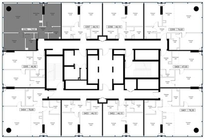 77,7 м², 2-комнатная квартира 53 295 180 ₽ - изображение 55