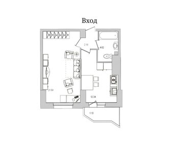 50 м², 1-комнатная квартира 11 449 000 ₽ - изображение 46
