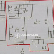 Квартира 32 м², 1-комнатная - изображение 5