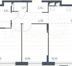 Квартира 53 м², 3-комнатная - изображение 4