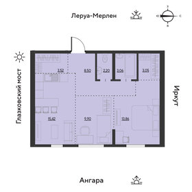 33 м², 1-комнатная квартира 3 000 000 ₽ - изображение 61