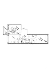 Квартира 57,8 м², 2-комнатная - изображение 1