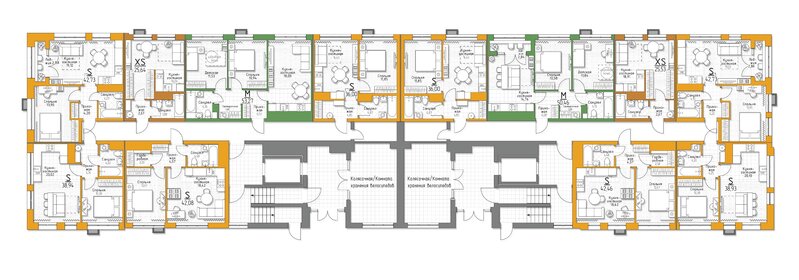 41,2 м², 1-комнатная квартира 4 535 300 ₽ - изображение 2