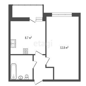 Квартира 26,4 м², 1-комнатная - изображение 1