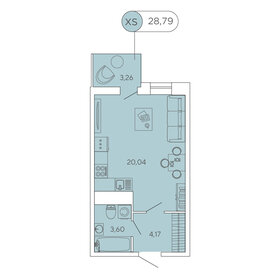28,5 м², квартира-студия 4 850 000 ₽ - изображение 72