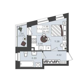 46,8 м², 2-комнатная квартира 5 600 000 ₽ - изображение 72
