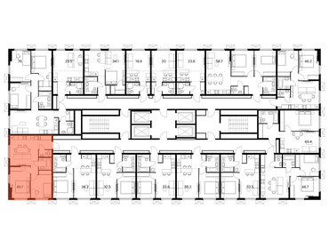 59,7 м², 3-комнатная квартира 7 600 000 ₽ - изображение 123