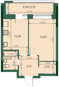 40,6 м², 1-комнатная квартира 10 004 194 ₽ - изображение 6