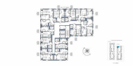 44,5 м², 2-комнатная квартира 4 649 000 ₽ - изображение 82