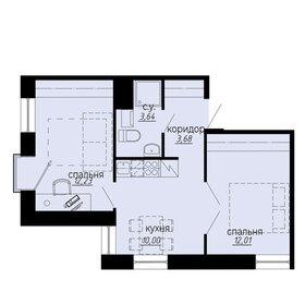 47,3 м², 2-комнатная квартира 9 500 000 ₽ - изображение 95