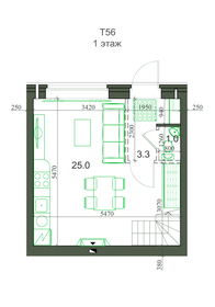 53,9 м², 3-комнатная квартира 5 209 000 ₽ - изображение 28