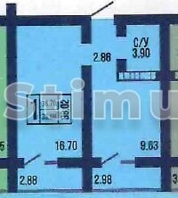 Квартира 36 м², 1-комнатная - изображение 1