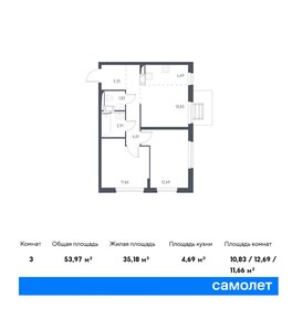 52 м², 2-комнатная квартира 9 050 000 ₽ - изображение 31