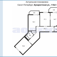 Квартира 100 м², 3-комнатная - изображение 2