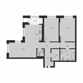 98 м², 3-комнатная квартира 15 000 000 ₽ - изображение 40