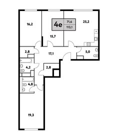 132 м², 5-комнатная квартира 45 576 892 ₽ - изображение 77