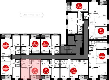 34,6 м², 1-комнатная квартира 5 262 240 ₽ - изображение 34