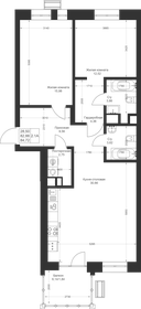 84,5 м², 2-комнатная квартира 12 420 030 ₽ - изображение 86