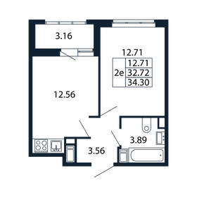 28,2 м², 1-комнатная квартира 7 950 000 ₽ - изображение 37