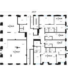 Квартира 76 м², 2-комнатная - изображение 2