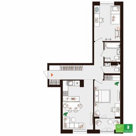 65,6 м², 2-комнатная квартира 14 631 000 ₽ - изображение 23