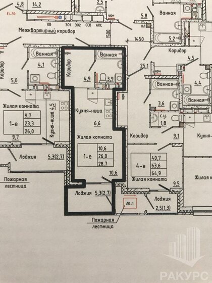 28,7 м², квартира-студия 4 250 000 ₽ - изображение 42