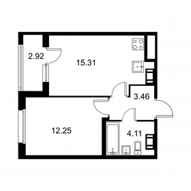 36,6 м², 1-комнатная квартира 5 708 040 ₽ - изображение 75