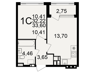 40 м², 2-комнатная квартира 3 100 000 ₽ - изображение 68