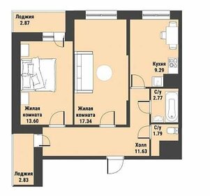 85 м², 3-комнатная квартира 60 000 ₽ в месяц - изображение 21