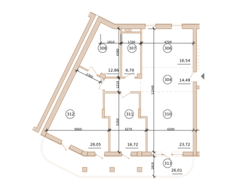 Квартира 126,9 м², 3-комнатная - изображение 1