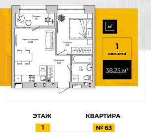 37 м², 1-комнатная квартира 4 500 000 ₽ - изображение 97