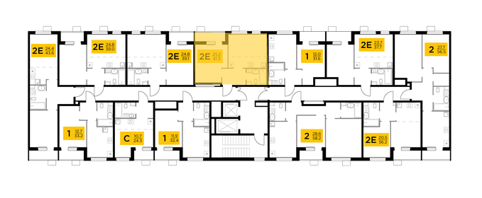 50,8 м², 2-комнатная квартира 8 500 000 ₽ - изображение 102