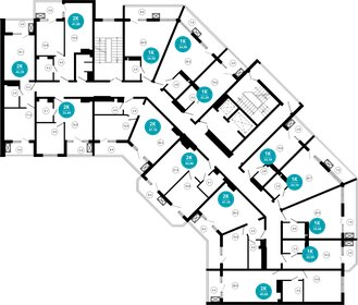 118,7 м², 2-комнатная квартира 27 000 000 ₽ - изображение 74