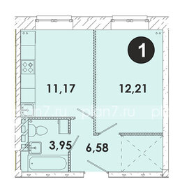 Квартира 33,9 м², 1-комнатная - изображение 1