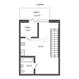 Квартира 49,5 м², 1-комнатная - изображение 3