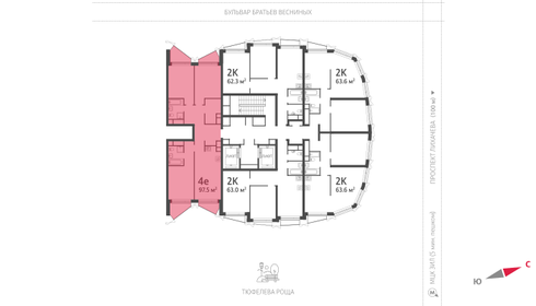 93,9 м², 3-комнатная квартира 50 947 696 ₽ - изображение 46