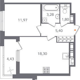 48,1 м², 1-комнатная квартира 11 275 000 ₽ - изображение 95