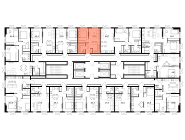 31 м², 1-комнатная квартира 5 200 000 ₽ - изображение 106