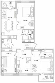 Квартира 119,1 м², 4-комнатная - изображение 1