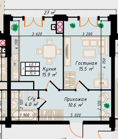 50 м², 1-комнатная квартира 7 590 000 ₽ - изображение 41