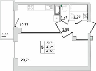 51,6 м², 2-комнатная квартира 5 300 000 ₽ - изображение 73