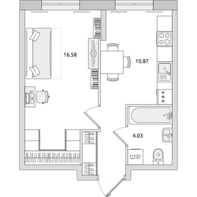 37,1 м², 1-комнатная квартира 5 210 000 ₽ - изображение 58