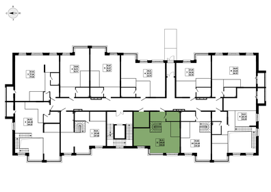 Квартира 108,8 м², 1-комнатная - изображение 1