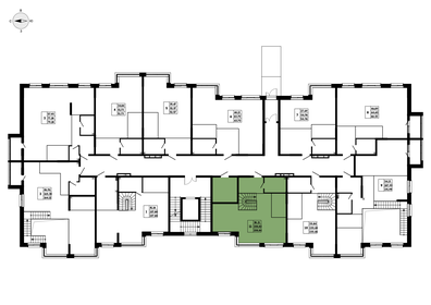 110 м², 4-комнатная квартира 14 300 000 ₽ - изображение 57