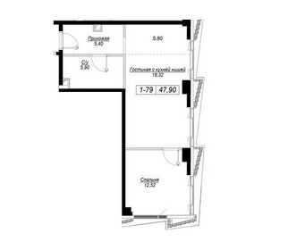 47,4 м², 2-комнатная квартира 24 300 000 ₽ - изображение 87