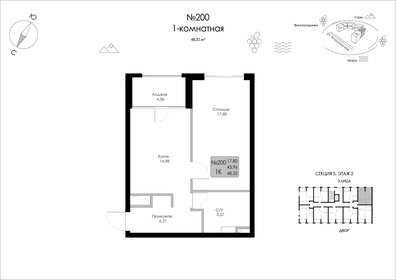 33 м², 1-комнатная квартира 5 200 000 ₽ - изображение 70